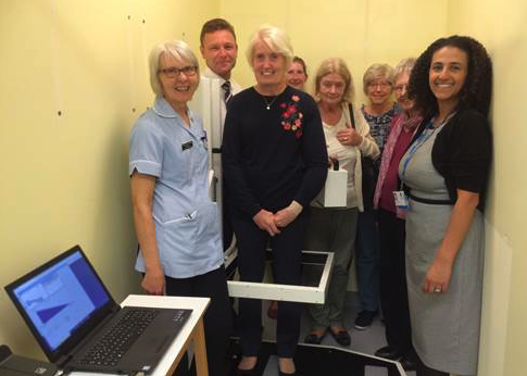 The Friends at Broomfield Hospital have kindly donated £10,000 to help fund a piece of equipment which is used to assess lymphoedema.